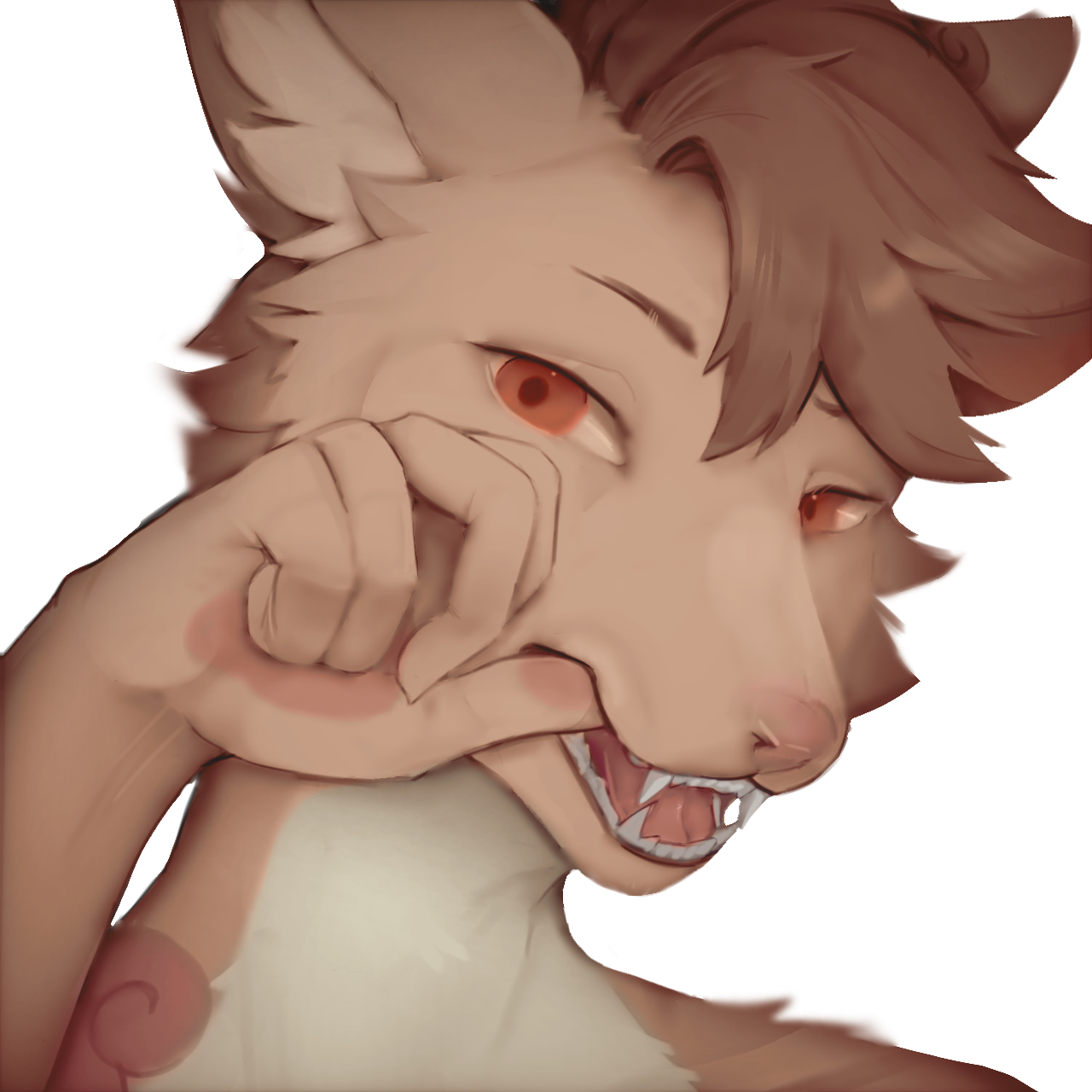 Scawaffle's fursona